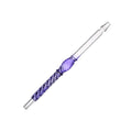 Wholesale Purple Glass Hookah Mouthpiece Accessory for Chicha Narguile Custom Logo Colorful Glass Shisha with Hose