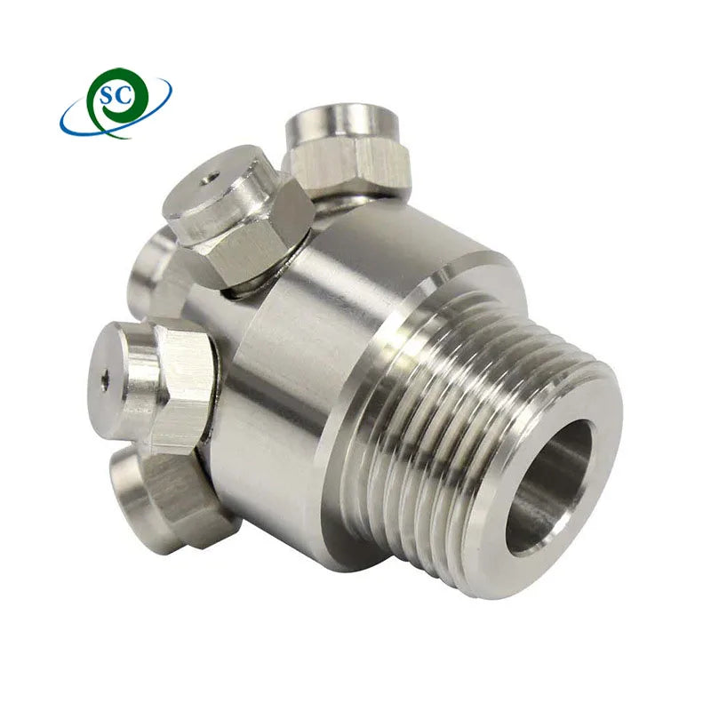 CS Stainless Steal 7 Heads 360 Degree Nozzle for Water Cleaning tank