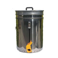 50L Stainless Steel Double-Handle Honey Bucket with Duckbill Clip Lid Convenient Beekeeping Equipment for New Animal Husbandry