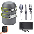 Kongbo Lightweight Ultralight Compact Outdoor Tools Set Accessories Glamping Portable Picnic Camping Cooking Cookware Mess Kit