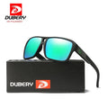 DUBERY 2026 Official High-End Custom Men's Sunglasses 2026 Fashion Oversized Fancy Sunglasses with Transparent Blue Frame