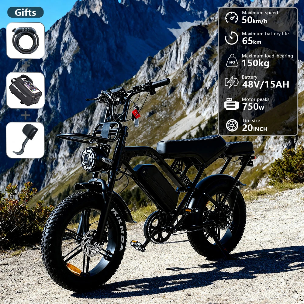 X80 Pro VOMO Electric Bike X80PRO Bicycle off Road Fatbike X80 Fatbike X80 7 Speed E-bike 250W City Hybrid Bicycle Ebike MegaBDM