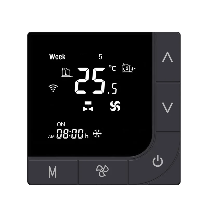 Wireless Fan Coil Digital Room Wifi Smart Thermostat