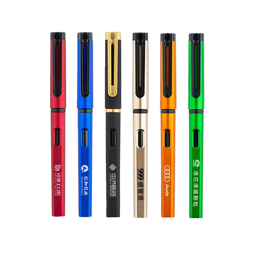 Customized 0.5mm Eco-Friendly PVC Gel Pens Worldwide Use Plastic with Cultural Significance Gel Pens