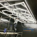 Honeycomb Auto Detailing Lights Diy Car Workshop Led Lights Hexagrid Led Lighting