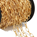 Bracelets Accessories Supplies Stainless Steel Oval Link Chains DIY Jewelry Making Necklace Findings