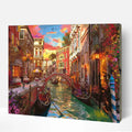 Custom Hot Sale Scenery European Landscape Creative Home Decor Diy Paint by Numbers for Adult and Kids