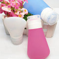 Factory Price Silica Gel Portable Travel Bottle Shampoo and Shower Gel Hotel Squeeze Soft Lotion Plastic Cap
