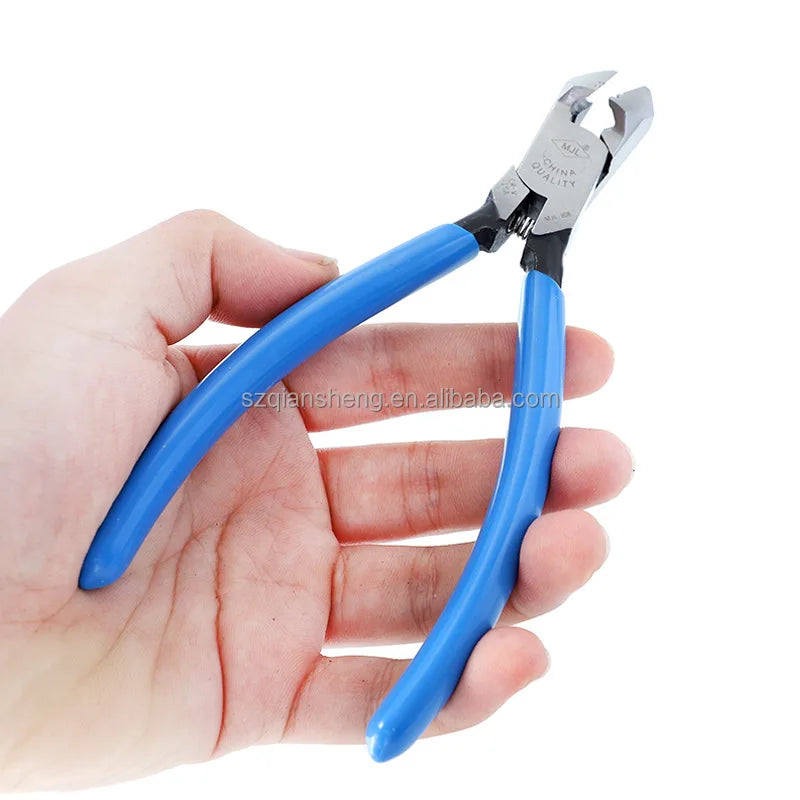 6Inch E-Shaped Diagonal Pliers With Two Stripping Holes 1.5MM 2MM Multi-Function Tools