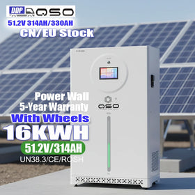 Eu Stock All in One 16kwh Off-grid Solar 51.2V 300Ah 314AH Lipo4 Pv Speicher 4nrgy Pl 16 Kwh 15Kwh 48V Lifepo4 Battery Pack Akku
