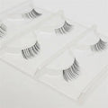 South Korea Singapore Japan Natural Charming Corner Half Eyelash 12mm Clear Band Cateye 3D False Eyelashes Reusable Cruelty-Free