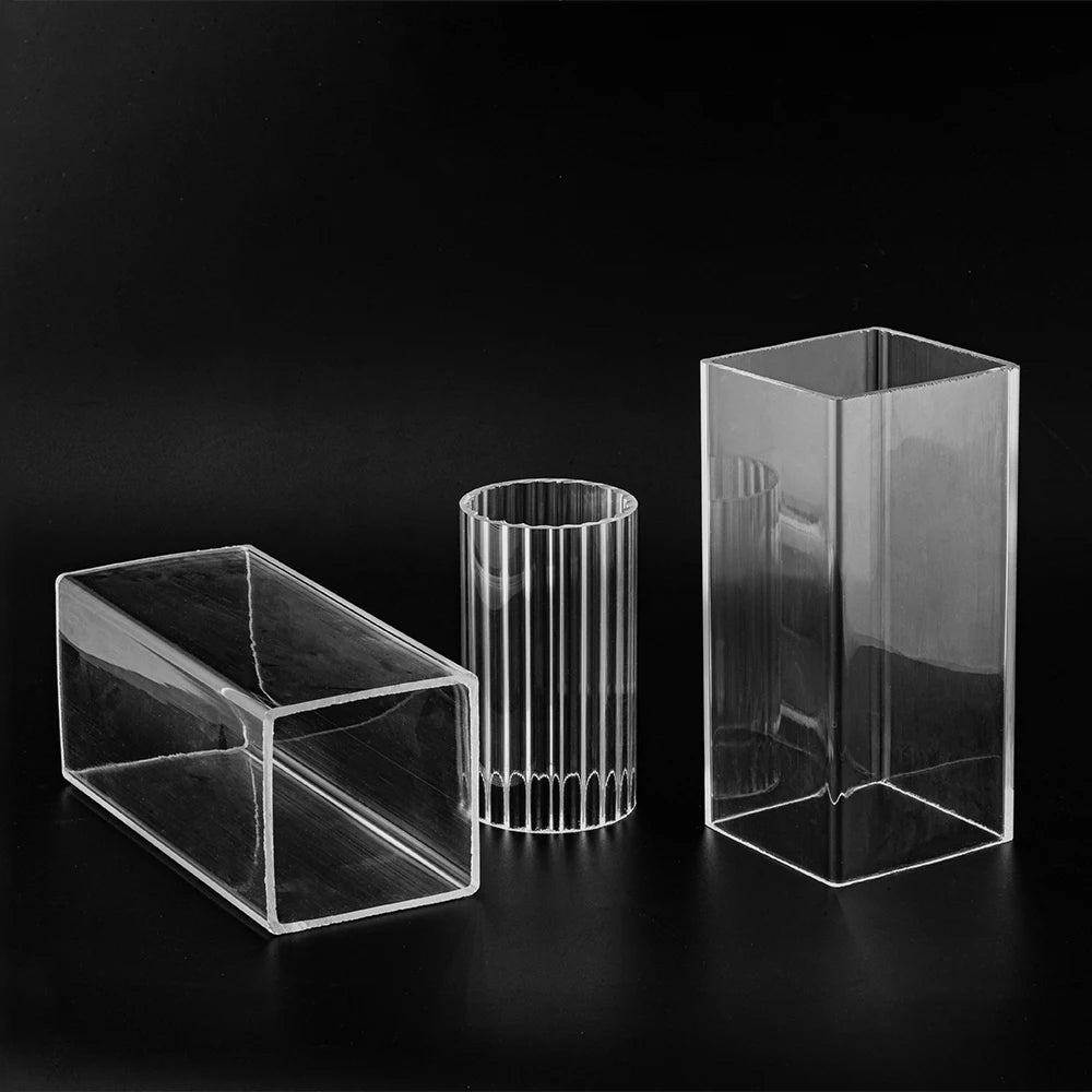 Factory Wholesale Empty PETG PC Round Transparent Plastic Circular Tube with Hot Stamping for Toys and Games Packaging