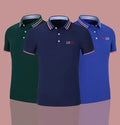 China Polo Shirts Garment Factory Make Casual Custom Men's Short Sleeve Polo Shirt