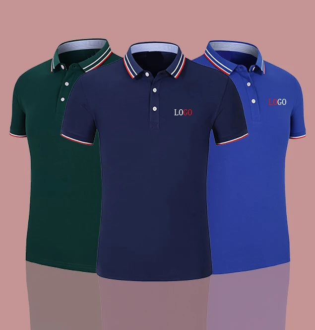 China Polo Shirts Garment Factory Make Casual Custom Men's Short Sleeve Polo Shirt
