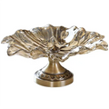 Living Room Decoration Set Ornament Dry Fruit Tray Luxury Decorated Plates Glass Ornament Glass Fruit Plate