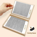 Abonnie Mink Long Short Stem Pre Made Lash Fans Wide Pointy Base Pre-made Eyelash Fans Korean Pbt Fibers Premade Volume Fans