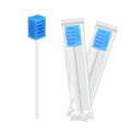100 Pcs Disposable Oral Cleaning Swabs Soft Sponge Mouth Care Stick for Household & Patient Care