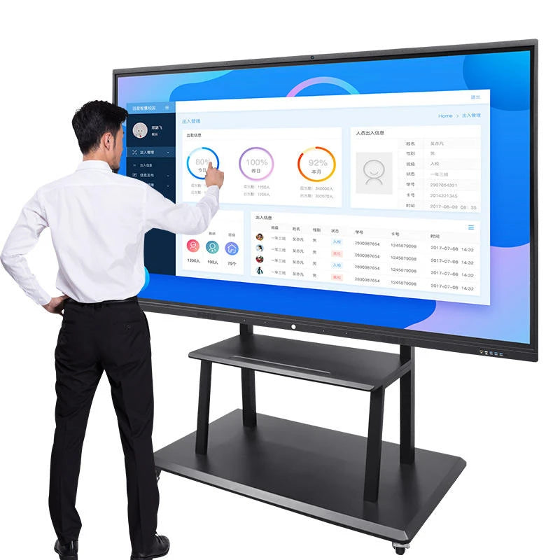 86 Inch 4K Resolution LCD Touch Screen Monitor All in One Whiteboard Interactive Smart Board
