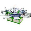 4 Color Automatic Carousel Screen Printing Machine for T-shirts Clothes Printer Textile Screen Printing Press