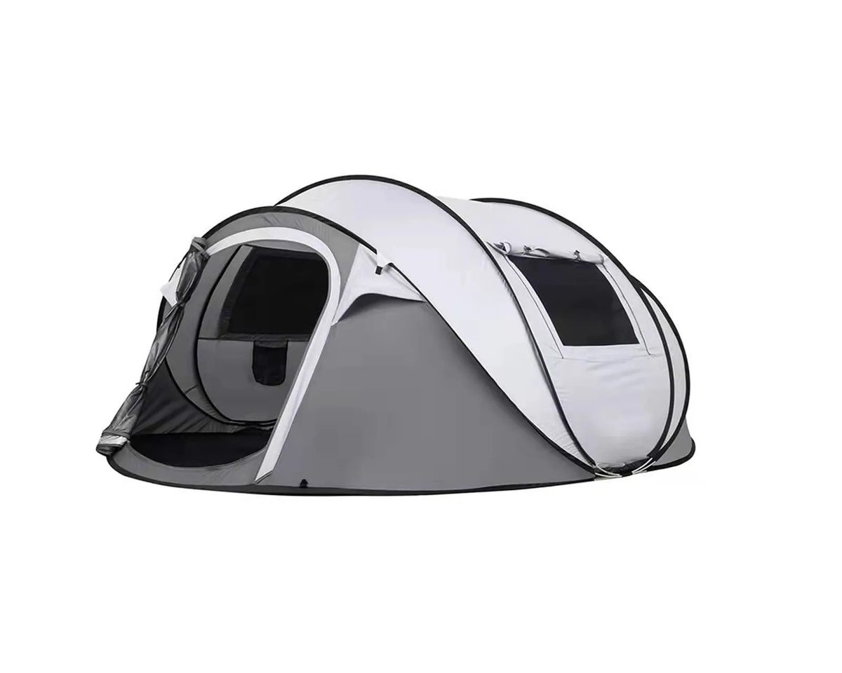 Fucheng Large Pop-up Waterproof Camping Tent for Outdoor Family Oxford Fabric Portable with Aluminum Pole Summer Season