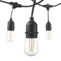 S14 15m Holiday Lighting Edison Bulb Led String Light Patio Outdoor Waterproof with PVC Cable Decorative LED Festoon Light