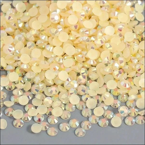 Hot Sale AB Colors Flatback Glue Diamonds Resin Rhinestones for Nail Art Shoe/Bag Decorations Many Other Garment Use