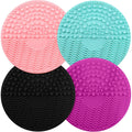Silicone Makeup Cleaning Brush Scrubber Mat Portable Washing Tool Cosmetic Brush