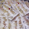 Luxury Butterfly Fashion Wild Jewelry 2.5cm Hairpins Claw Pearl Zircon Hair Accessories in Bulk Mixed Wholesale