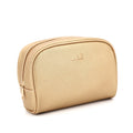 PU Leather Jewelry Pouch with Zipper Gold Cosmetic Bag Stand up Pouch Luxury Cosmetic Packaging Wash Bag Ladies Make up Bab Eco