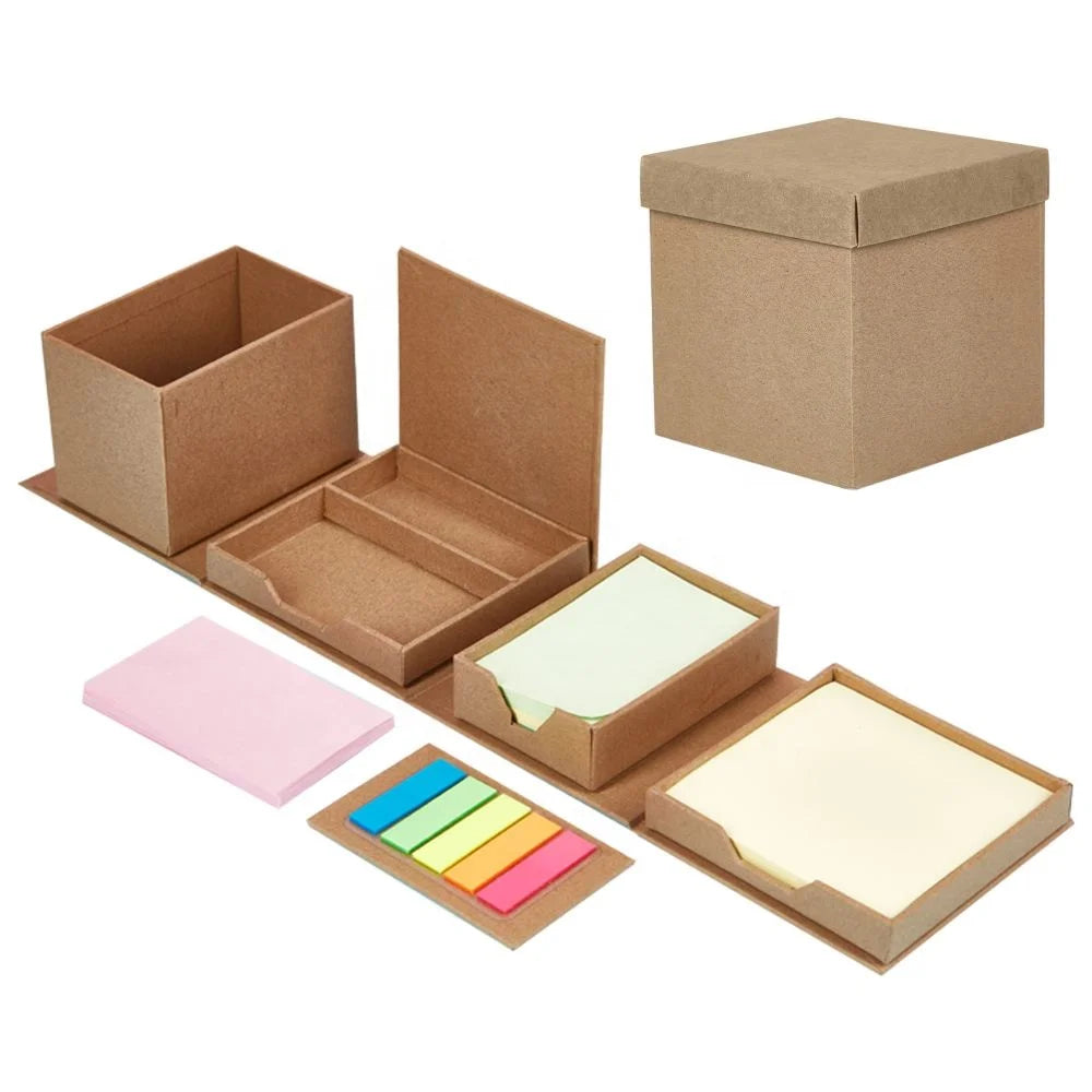 Costom Logo Sticky Flags and Note in a Pocket Size Book Promotional Gifts MH007 Desk Organiser Sticky Note Memo Holder in Stock