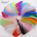 100PCS Natural Turkey Feathers 6-12cm Small Floating Colourful Swan Feather Plume Craft Wedding Jewelry Home Decoration SD021