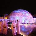 Outdoor Planetarium Event Steel Frame Projector Geodesic Dome 35m Big Tent for Sale