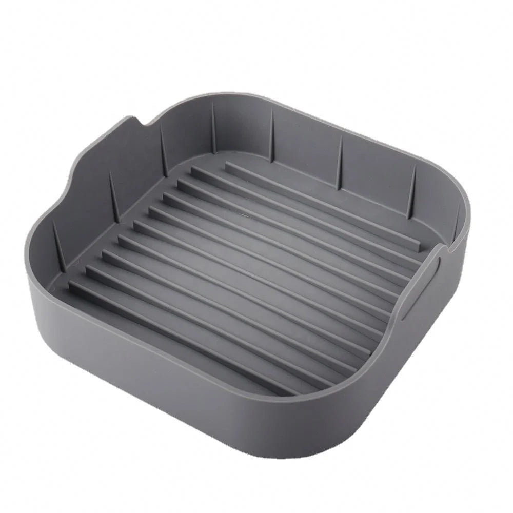 Food Safe Reusable Air Fryer Silicone Pot Easy Cleaning Air Fryer Oven Accessories Replacement Liners