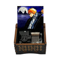 Vintage Wind up Sankyo Mechanism ASTERISK Music Box Carving for Home Decor Kids Gift
