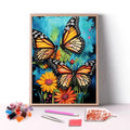 COOLEVE XXL 5D DIY Diamond Painting Kit Factory Wholesale Butterfly Flower Portrait Custom Full Drill for Beginner Kids Adults