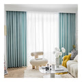 Innermor Solid Soft Best Curtains for Living Room Blackout Velvet Fabric Curtain Ready Made Teal Blue Curtains