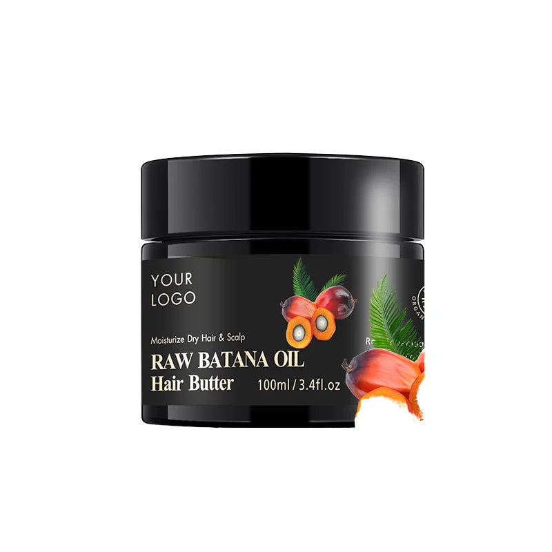 Private Label Batana Butter Hair Growth Oil Refreshing Moisturizing Repair Treatment for Damaged Hair