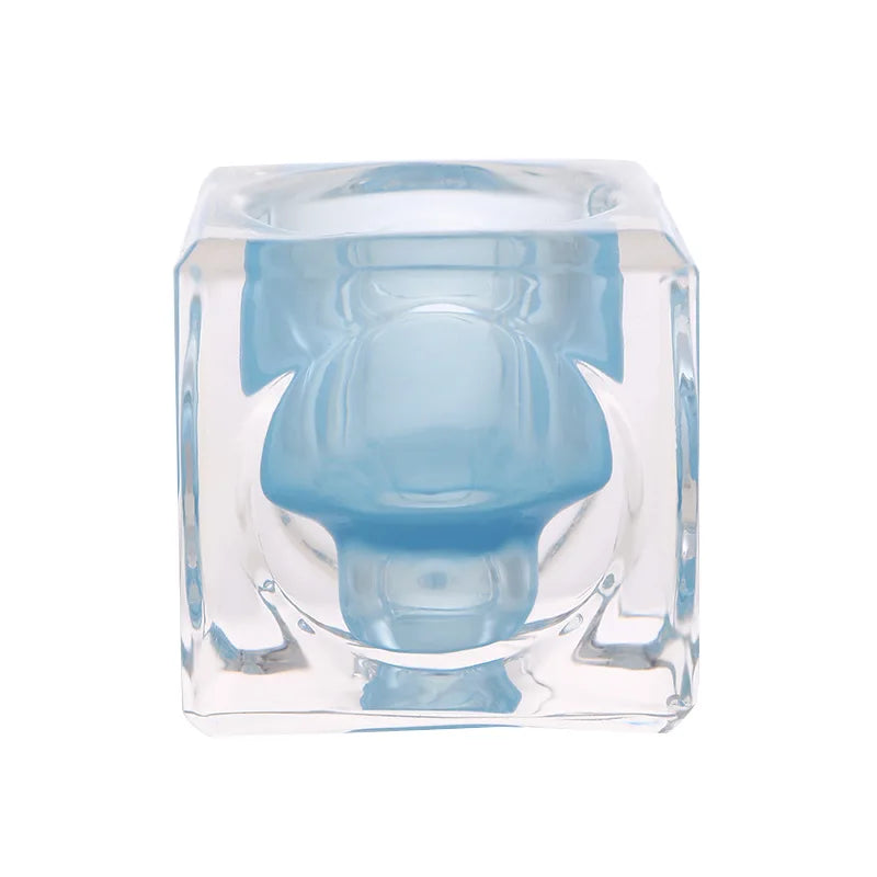 New Arrivals ZHUODI Modern Geometric Square Glass Candle Tins Lids in Trending Colors Wholesale Home Decor Fragrance Accessories