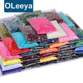 OLeeya Rhinestones 2mm/3mm/4mm/5mm/6mm Crystal Decorations Eco-friendly Wholesale Bulk Resin Jelly Flatback for Jewelry Making
