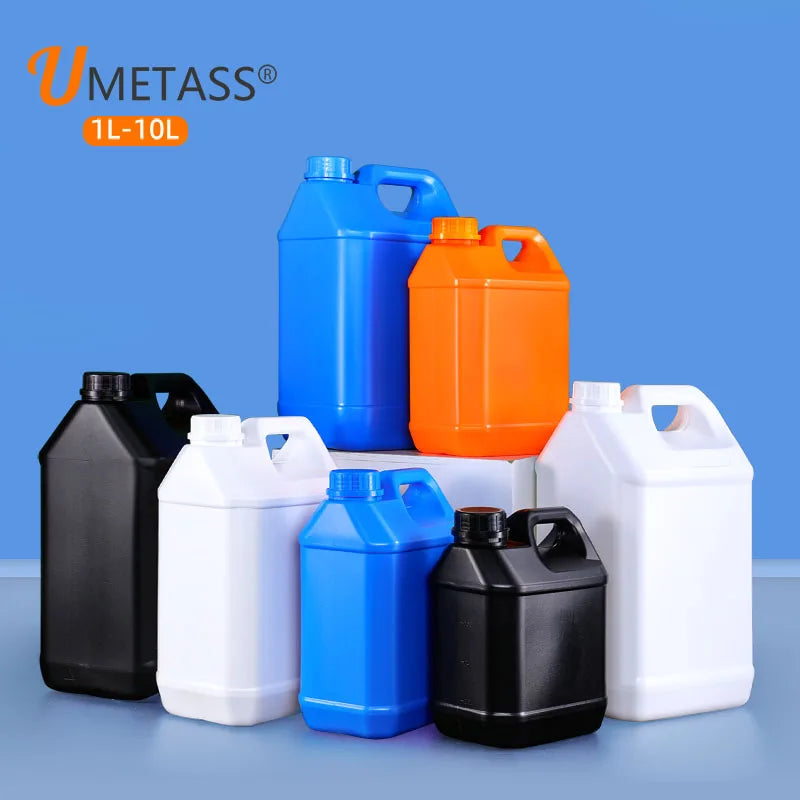 UMETASS Wholesale Food Grade 2L HDPE Matte Plastic Square Jerry Can with Screw Cap Container