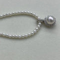 P1471 9-10mm DIY Natural  Freshwater Pearl Charm Pendant Necklace Accessory 925 Sterling Silver Jewelry for Women Without Chain