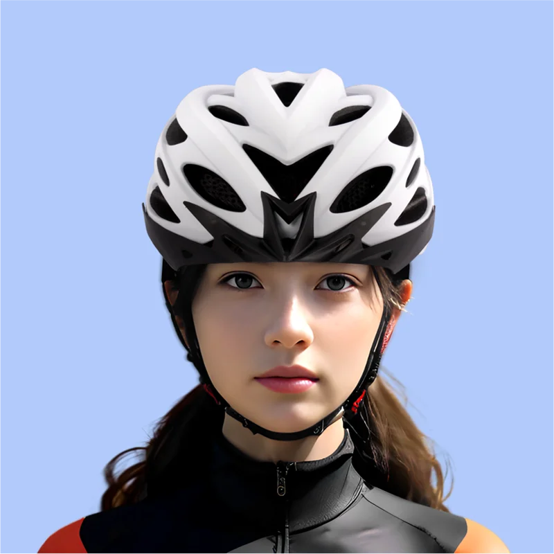 DEVIATE WX-080 Customized Racing Bicycle Safety Helmet EPS+PC Material 220g Lightweight Brim Light Accessories Protection