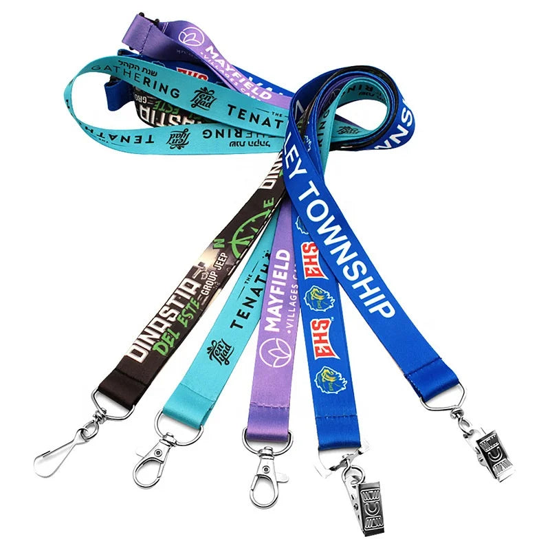 Factory Price Custom Work ID Card Lanyard Badge Brand Entry Exit Student Campus Trade Show Lanyards