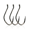 NEW OEM  High Carbon Steel Deep Sea Catfish Hook with Barb Iron Plate Hook Saltwater Fishing Inline Circle  Fishhook