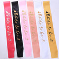 Bride to Be Sash Bachelorette Party Decorations Bridal Shower  Engagement Wedding Supplies