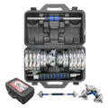 Professional Factory Hot Selling Gym Commercial Fitness 30kg Weight Adjustable Dumbbells Barbell Set for Sales