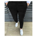Men's Printed Trousers Mid Waist Trousers Men's Spring Autumn Casual Pants