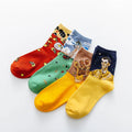 Wholesale Art Socks Van Gogh Floral Lemon Girs Famous Painting Socks Unisex Customs Crew Socks