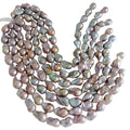 Pearl Beads100% Nature Freshwater Loose Pearl With Baroque Shape BIG VIOLET BAROQUE Shape Pearl .15-22 Mmnice Nature Color