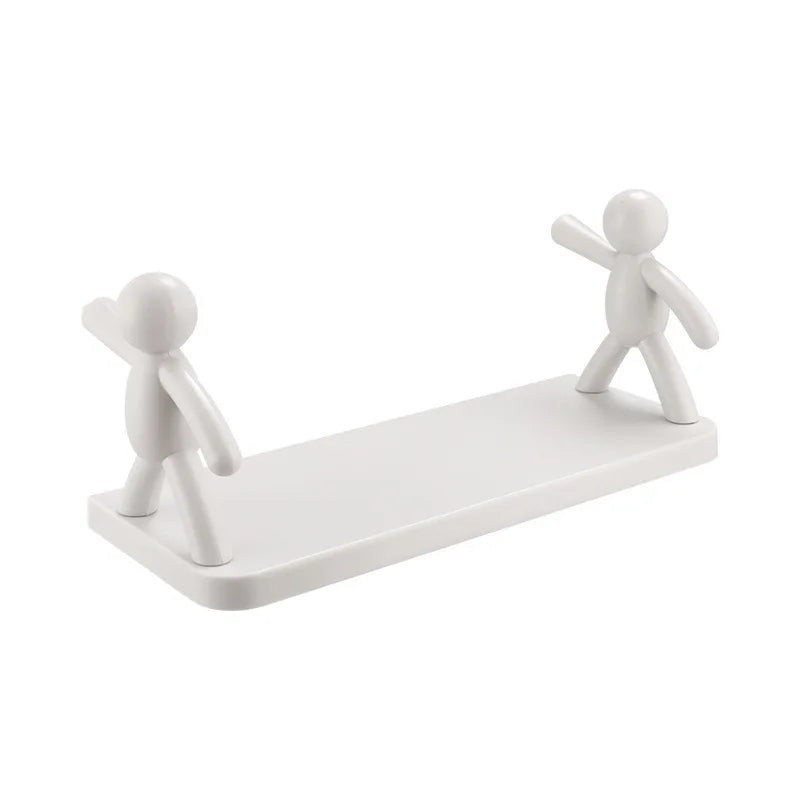 Household Bathroom Wall Hanging Storage Rack Non-punch Paste Type Wall Shelf
